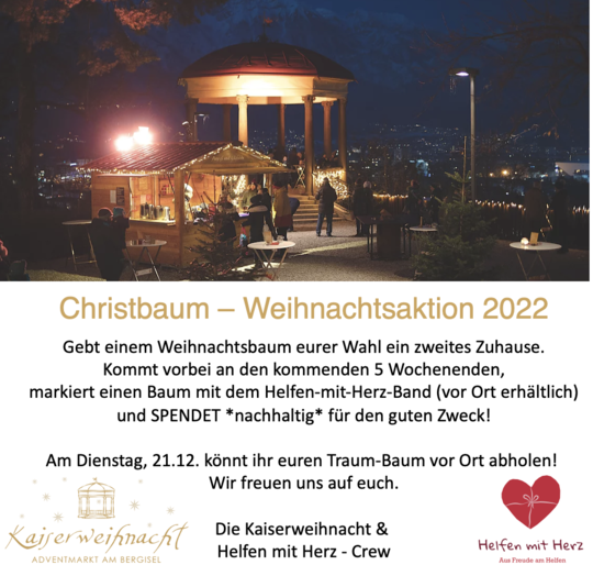 Christbaum-Weihnachtsaktion 2022